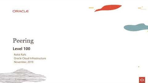 VCN Level 100 - Part 7 - Peering