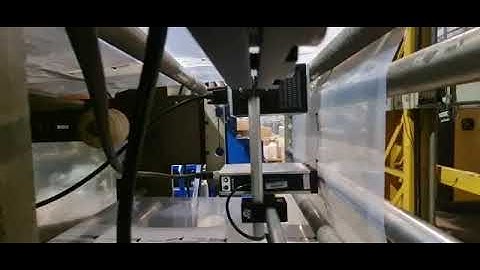 Roll film UV inkjet coding and marking on FFS machine