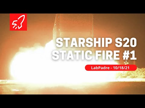 Finally! Starship 20 Pre-Burner Test