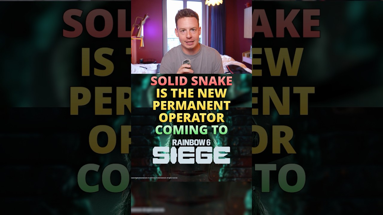 Rainbow Six Siege Is Adding Solid Snake?! - NEW Permanent Operator (Y11S1 MGS Collab)