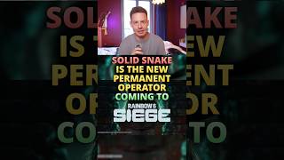 Rainbow Six Siege Is Adding Solid Snake?! - NEW Permanent Operator (Y11S1 MGS Collab)