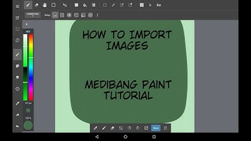 How To Import Images - Easy Medibang Paint Android Tutorial For Beginners