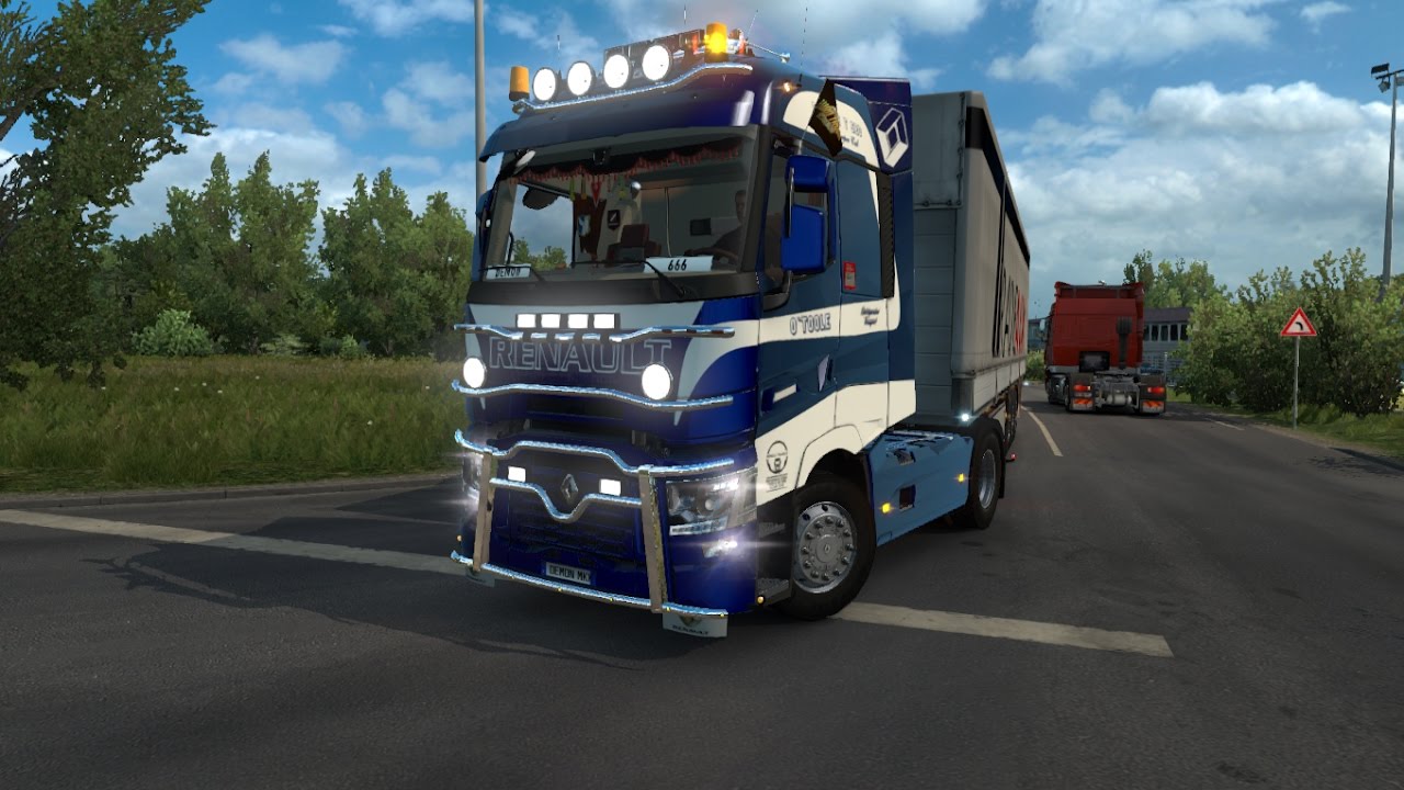 Ets2 V1 26 Renault T Range V6 2 Tuning Sound Youtube