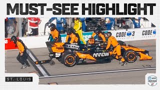 Engine trouble ends Pato O'Ward's run at St. Louis | INDYCAR