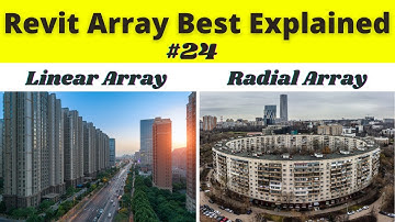 Array in Revit Architecture | Best Explained Tutorial #24