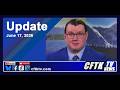 June 17, 2026 News Update with Cael Maslin - CFTK-TV News tonight at 6:30, 7:30 & 11 pm.