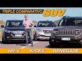 Comparativo SUV: Jeep Renegade | Nissan Kicks | Honda HRV - Matías Antico - TN Autos