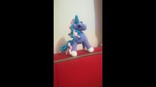 Unicorn by dody crochet. وحيد القرن كروشيه / يونيكورن كروشيه اميجرومي الجزء الاول