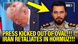 Trump PANICS and KICKS OUT PRESS as Iran RETALIATES!!!