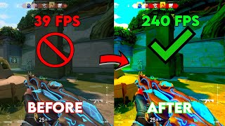 How to FIX ALL FPS DROPS & LAGS in ANY PC in VALORANT [2023 updated]