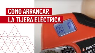 Cómo Arrancar La Tijera Eléctrica De Bellota Herramientas