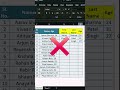 How to arrange mix data to separate column⚡#ExcelTips #ExcelTricks #MSExcel #ExcelFormula #DataEntry
