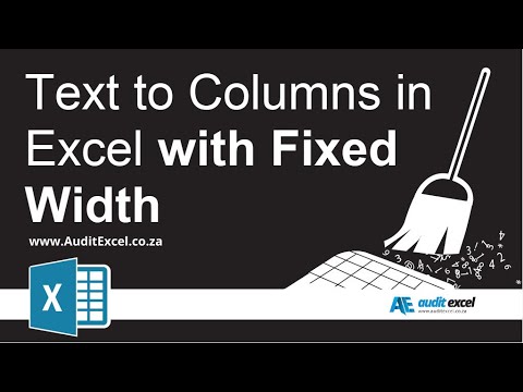 Split text into columns when fixed width determines the columns