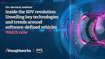 Inside the SDV revolution: Unveiling key technologies and trends around software-defined vehicles