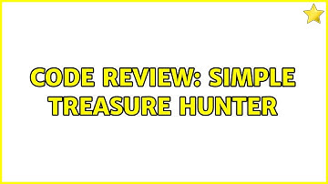 Code Review: Simple treasure hunter