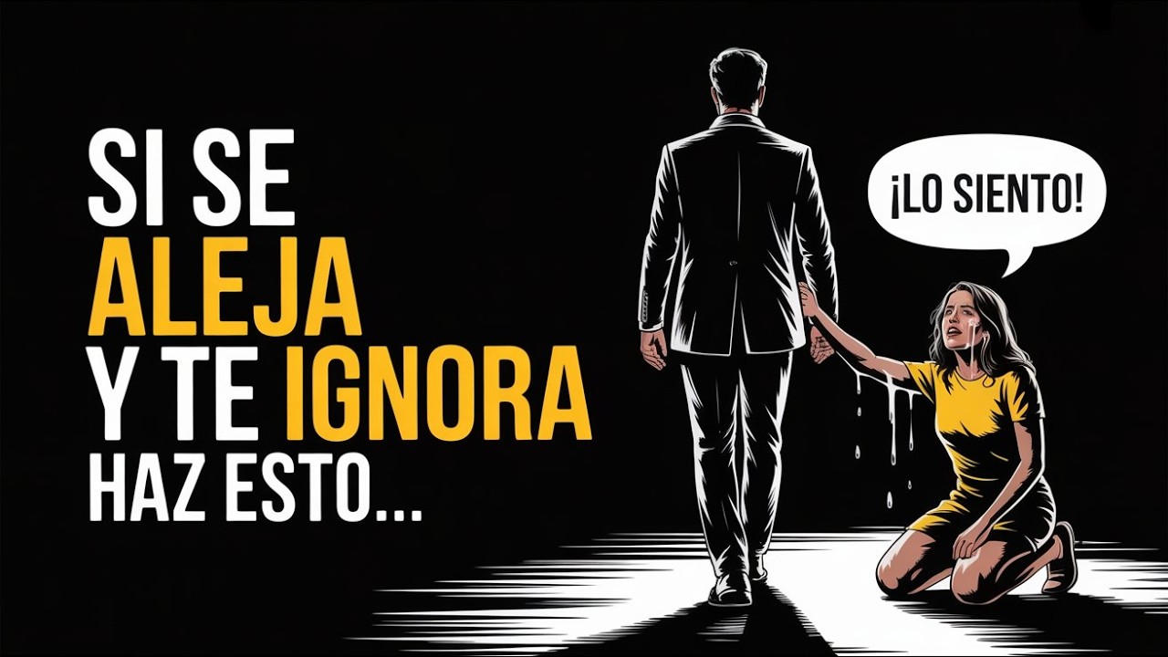 Si te ignora o se está alejando, haz ESTO y recupera su interés sin rogar ni perder dignidad