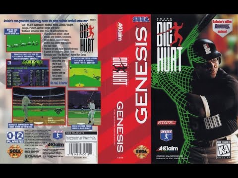 Frank Thomas Big Hurt Baseball (Sega Genesis) - Toronto vs. Montreal