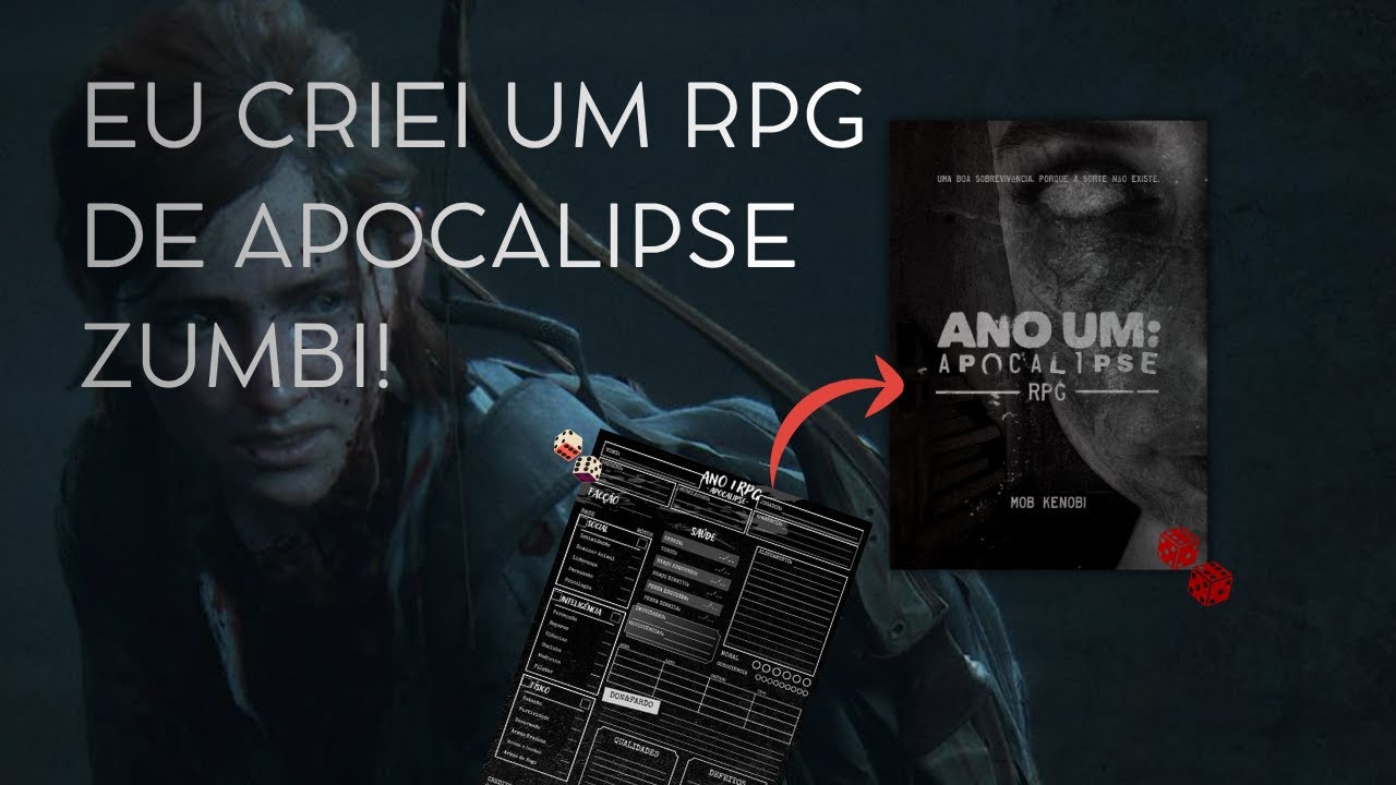Criei um sistema de RPG de apocalipse zumbi!