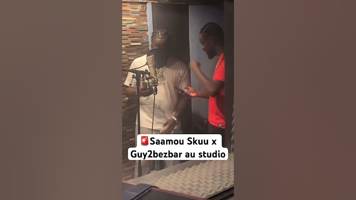 🚨Saamou Skuu x Guy2bezbar au studio !