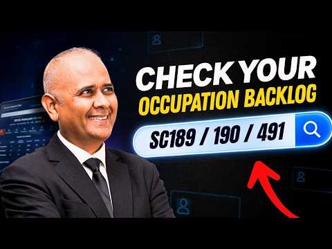 🔴 LIVE: Australia Occupation Backlog Check