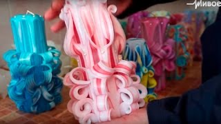 Резные свечи своими руками в домашних условиях