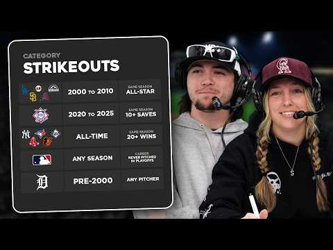 Can You Name Mlb Players That Fit These Categories? (statpad Head-to-head)