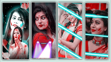 New 🔥 Trending Happy Holi Video Editing | Alight Motion Video Editing New Style