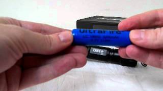 Ultrafire C8 Flashlight 3-Mode Lc 18650 3.7V 3000Mah Li-Ion