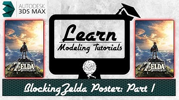 Blocking Zelda Poster: Part 1 #Zelda #3dsmax #Modeling #tutorial