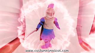 Fauna Fursuit Suit Up Fearless Blue Knight Mascot Costume People