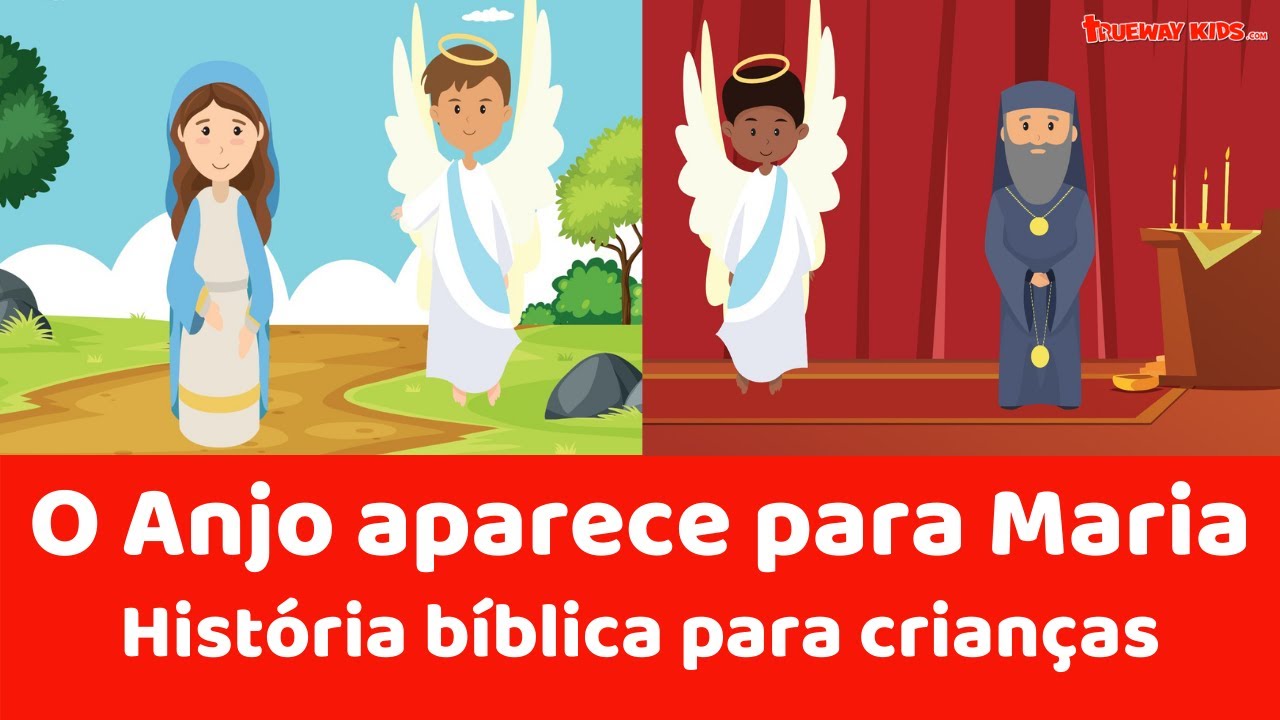 O Anjo aparece para Maria História bíblica para crianças YouTube O Anjo aparece para Maria História bíblica para crianças YouTube