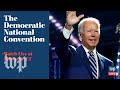 WATCH LIVE | Joe Biden to accept nomination at Democratic National Convention