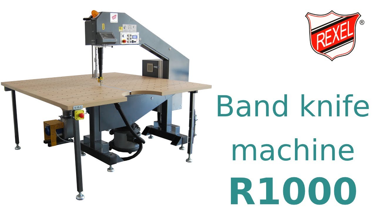 Band knife machine REXEL R1000 YouTube