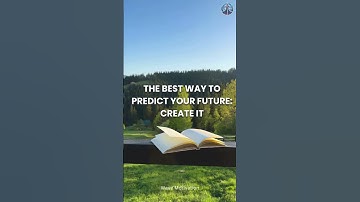 "Create Your Future | Best Way to Predict Success #Motivation #SuccessTips"