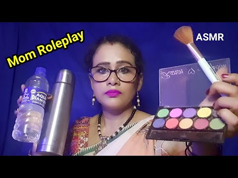 Asmr Mom Getting you Ready for College (pampering, makeup, gentle kisses) | Dearly ASMR