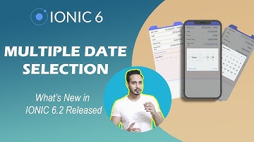 Ionic 6 Angular - Multiple Date Selection | What
