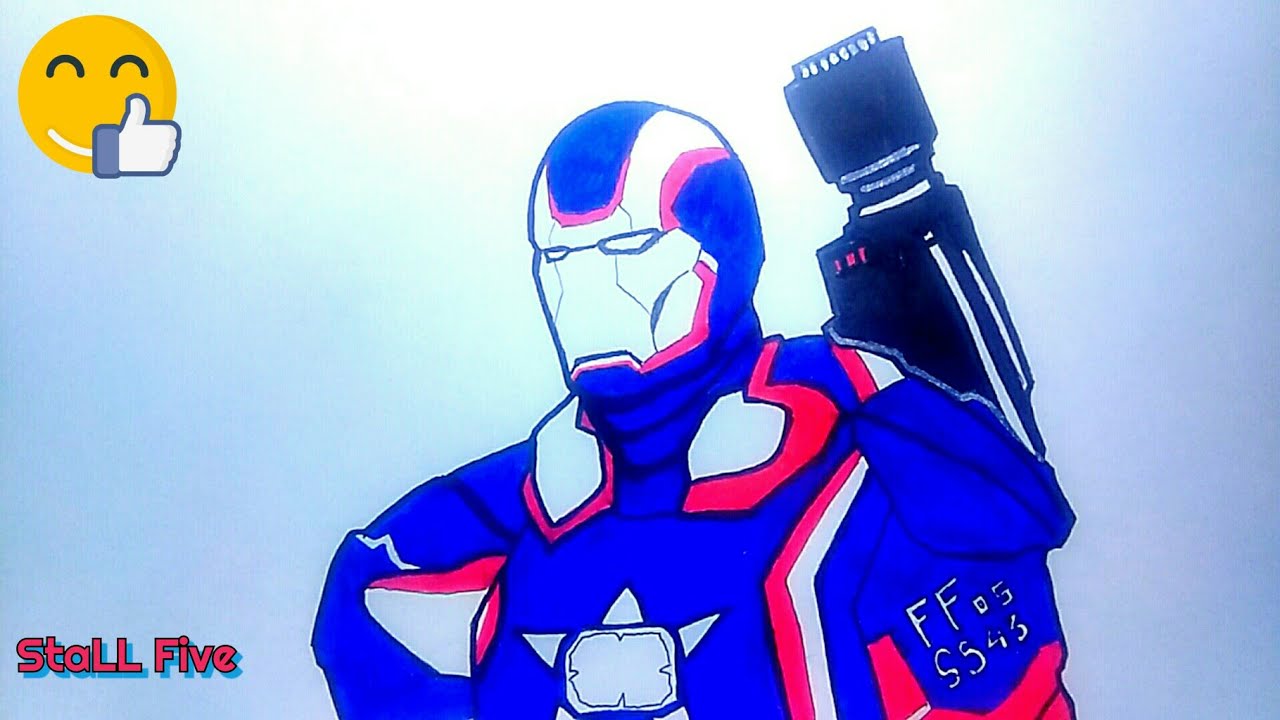 how to draw war machine easy video comment dessiner war machine YouTube