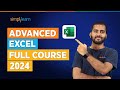 Advanced excel full course 2024 live  excel tutorial for beginners  excel training  simplilearn