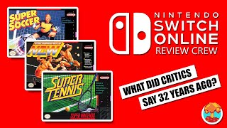1990s Critics Review Super Tennis, Natsume Championship Wrestling & Super Soccer (Nintendo Switch)