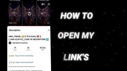 How to Open my Links ? #viral #links @OfficialRohanEditz