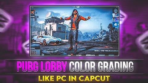 PUBG LOBBY COLOR GRADING IN CAPCUT TUTORIAL || LOBBY VIDEO EDITING TUTORIAL || DARKJEN