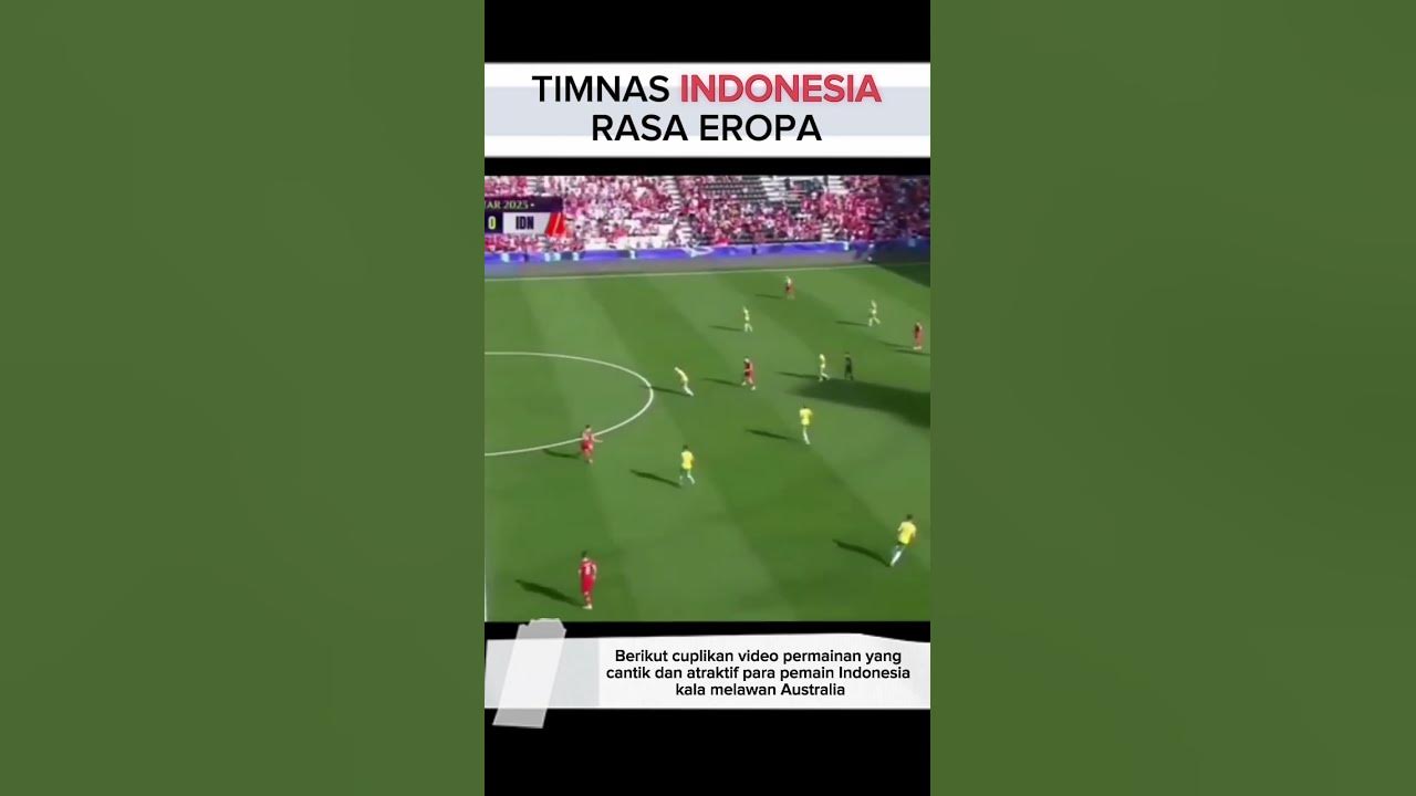 INDONESIA VS AUSTRALIA PIALA AFC YouTube