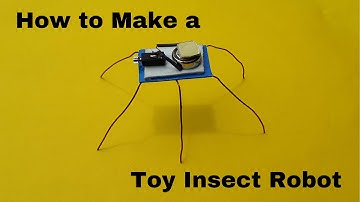How to Make a Tiny Toy Insect Robot | Homemade Toy Robots
