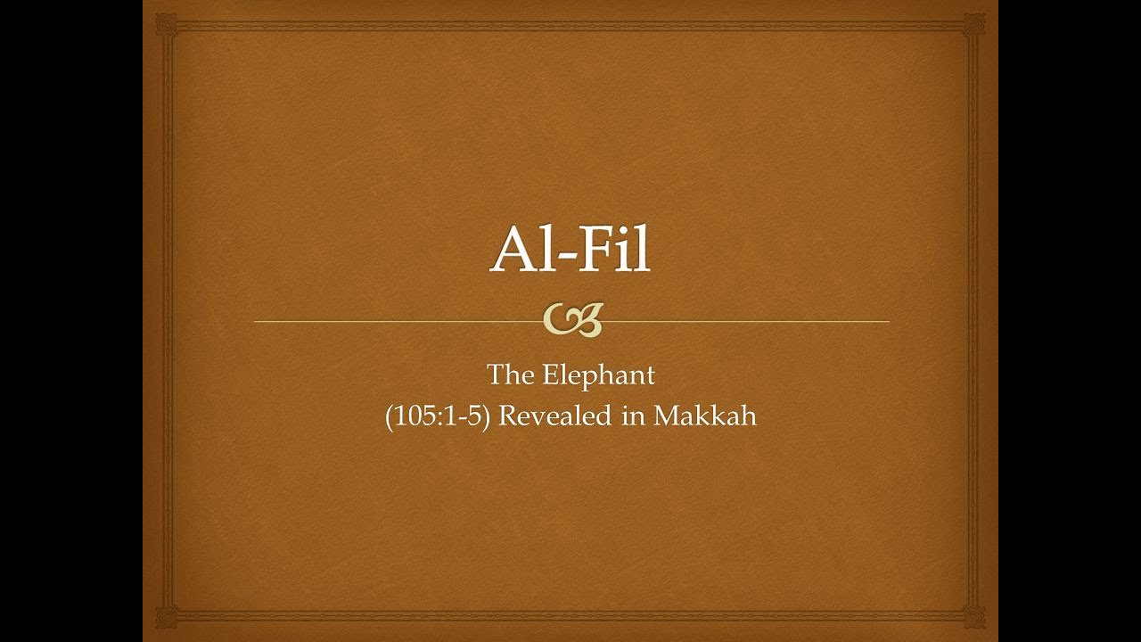 Recitation Of Surah Al Fil With English Translations Youtube