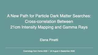 Elena Pinetti | A New Path for Particle Dark Matter Searches: 21cm Intensity Mapping and Gamma Rays screenshot 4