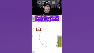SolidWorks Sketch BASICS - Switch from Line to ARC with Auto-dimensions ON #shortcuts #tanget