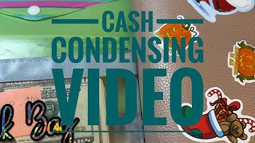 Condensing Cash Video #budgeting #retirement #youtube #trending #senior #frugal #lowincome #fire #fy