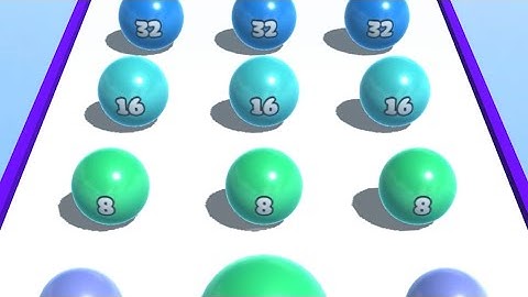 Ball Merge 2048 | All Levels Gameplay Walkthrough Android, ios Game - Level 48