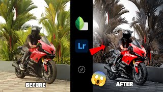 😱Photo Editing Video- Snapseed Lightroom & Lence Distortion | #bike #edit #kerala @theherbee screenshot 1