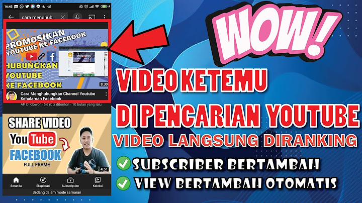 Cara agar video youtube tampil paling atas